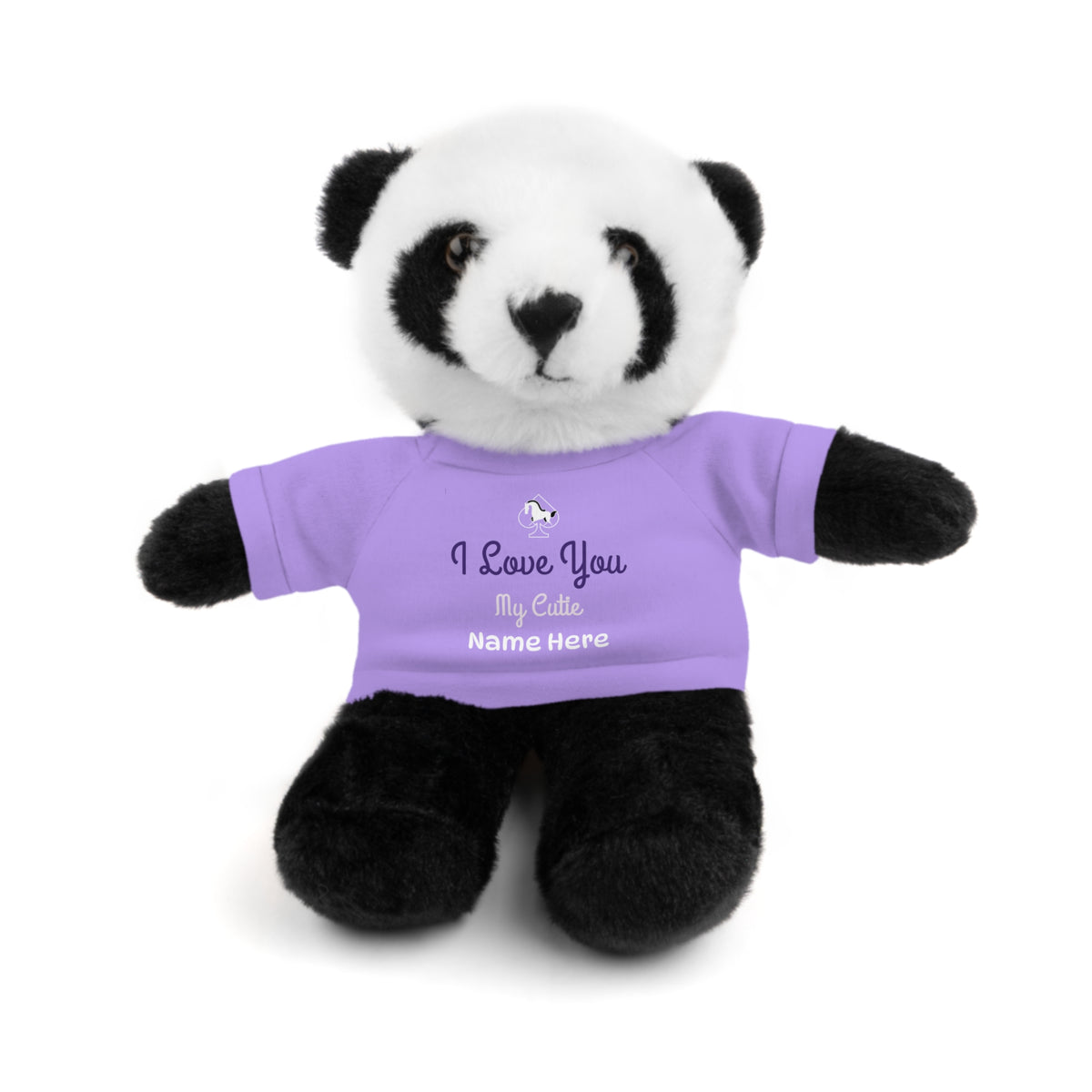 Custom Stuffed Animal with “I Love You” Tee