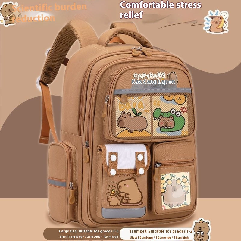 Elementary School Cartoon Backpack