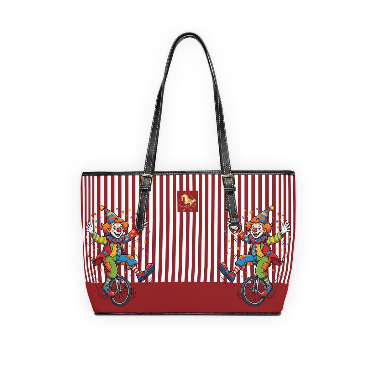 Circus  Red and White Striped Shoulder Bag