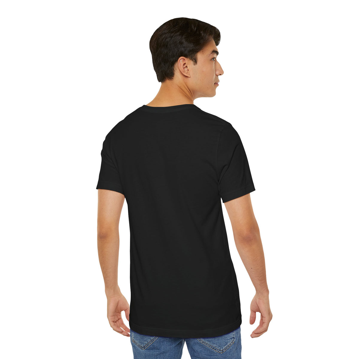 Geometric Orange Retro Strokes T‑Shirt
