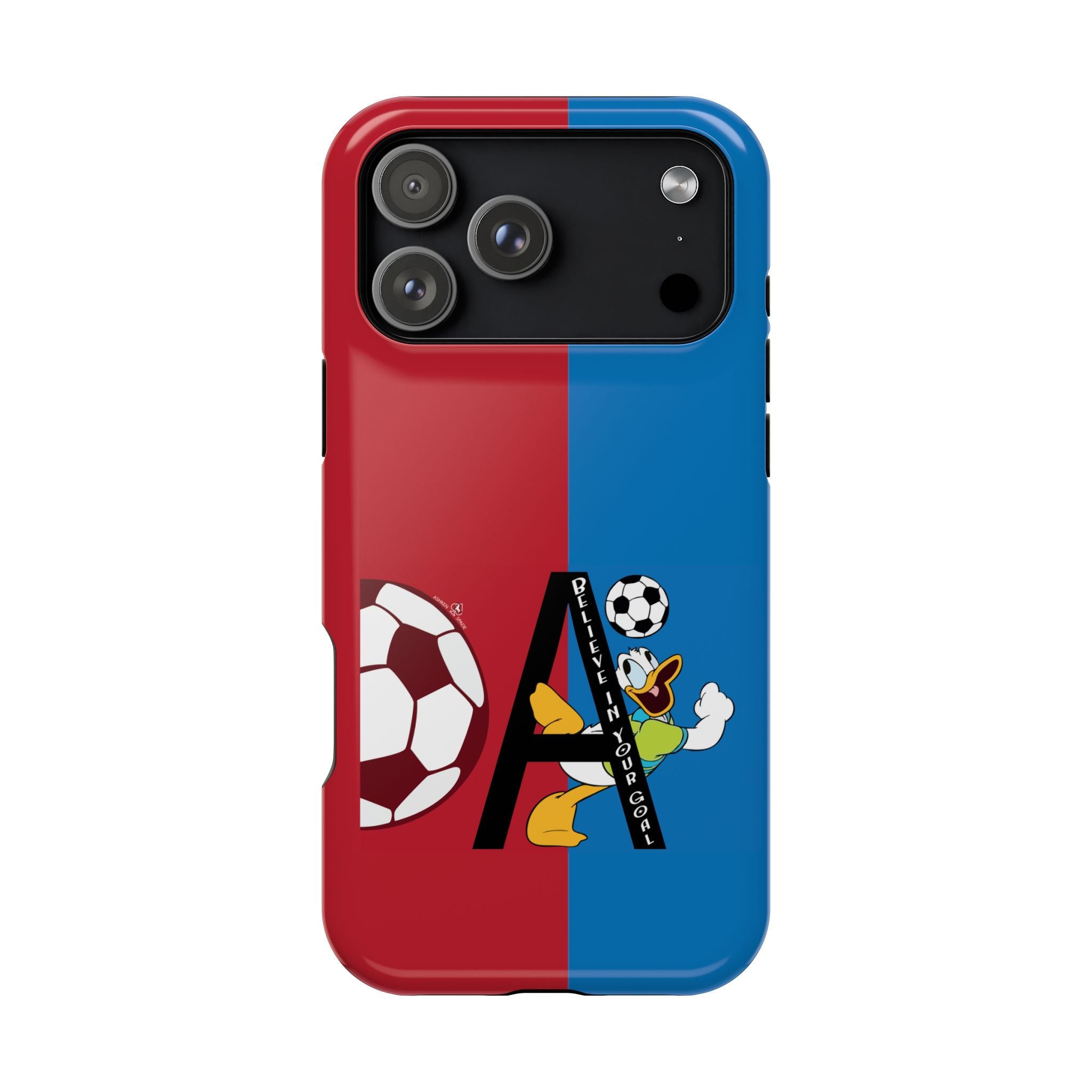 Soccer Initial A Magnetic Impact-Resistant Phone Case