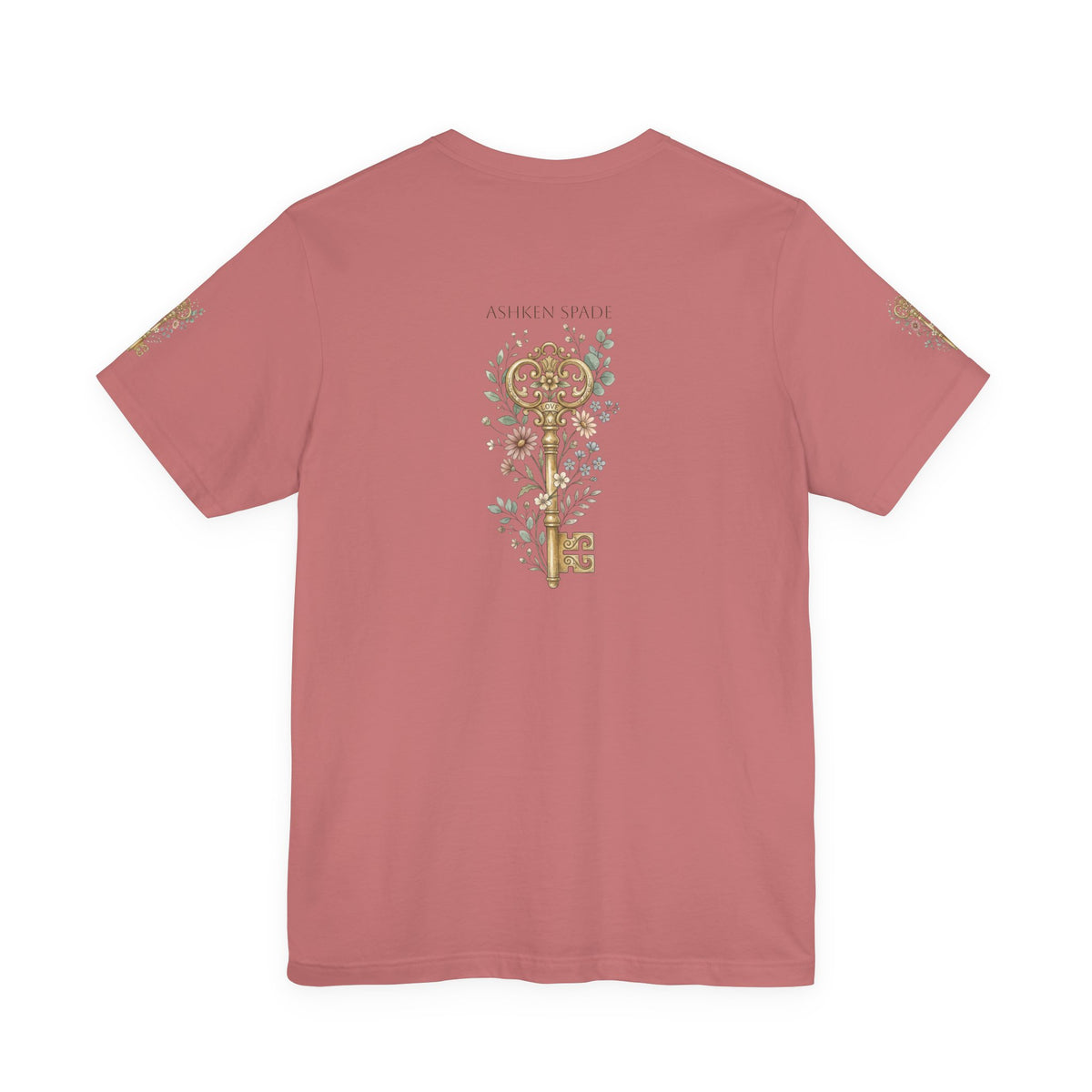 Vintage Floral Key T-Shirt