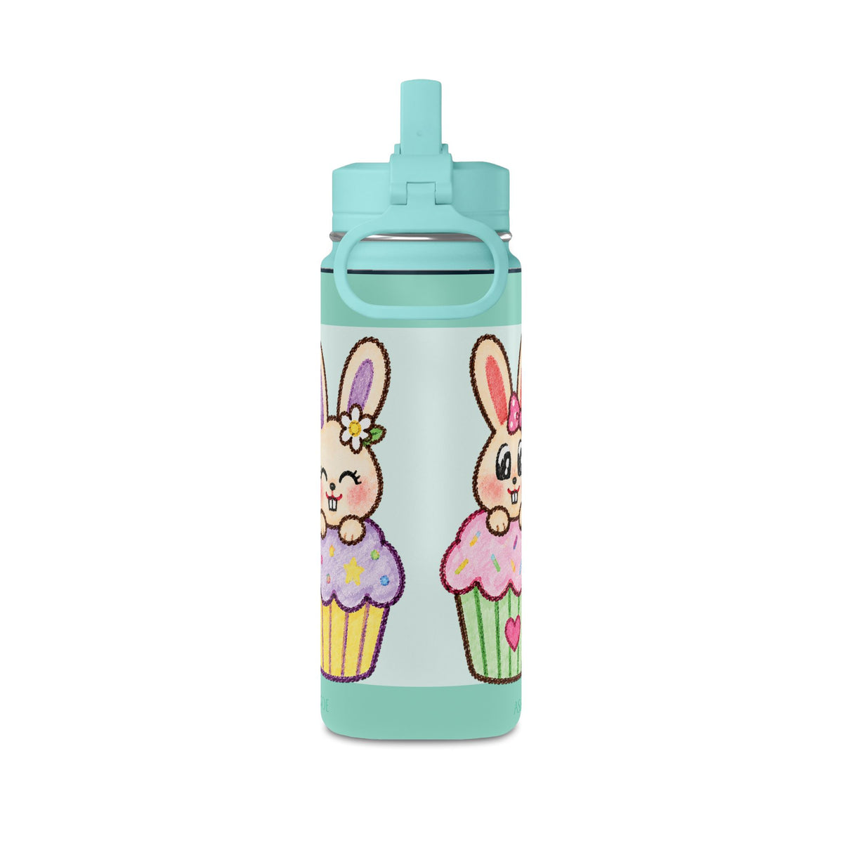 Personalized 20oz Kids Straw Bottle