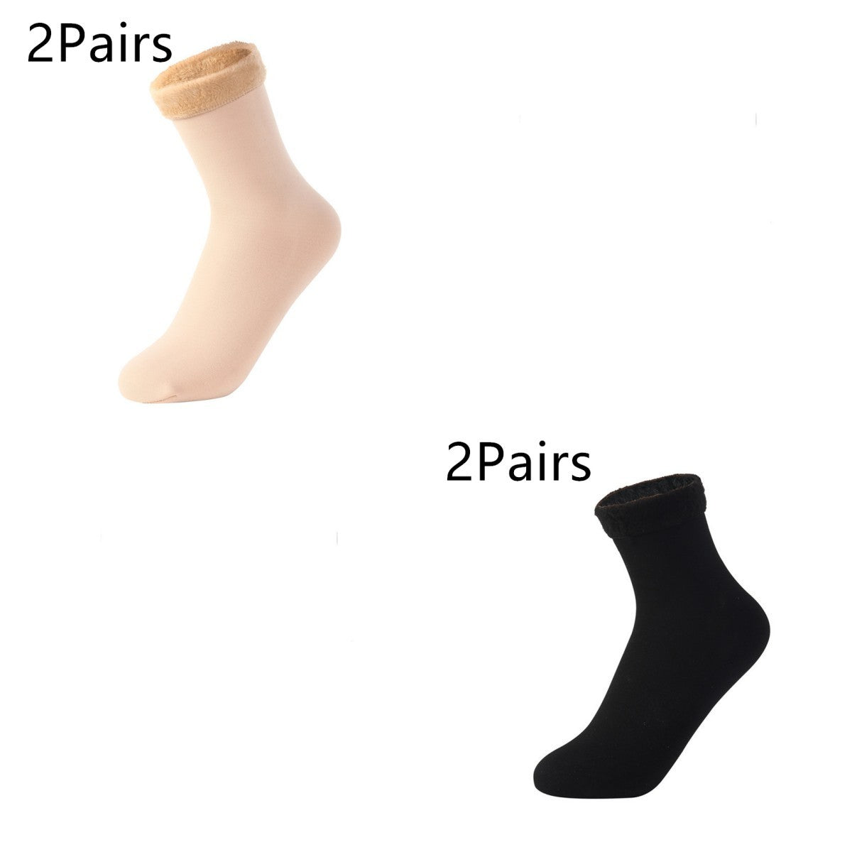 Women's Padded Velvet Warm Socks