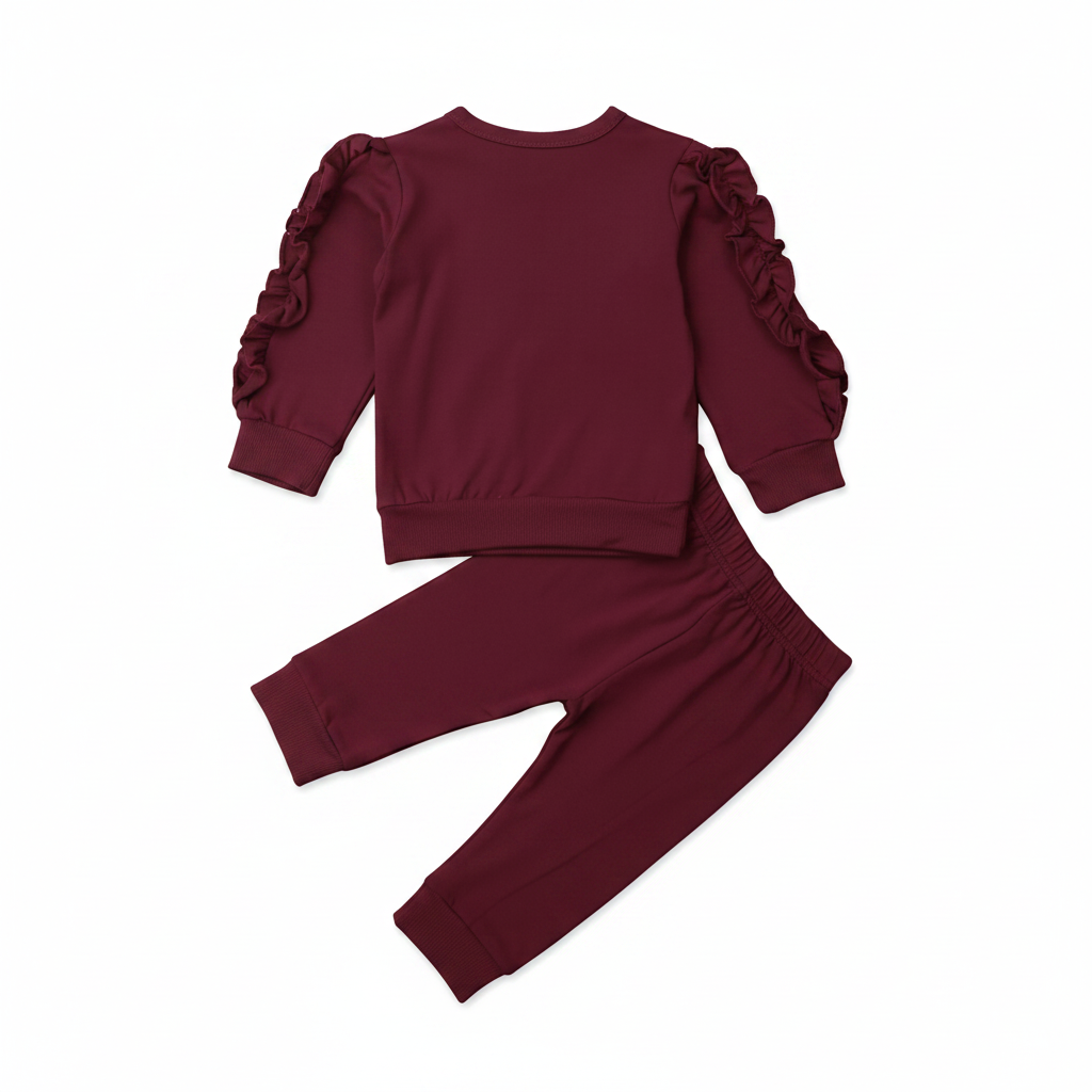 Ruffle Sweatshirt & Pants Set for Kids