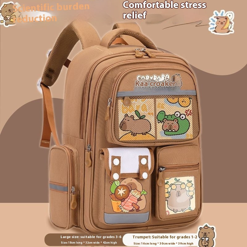 Elementary School Cartoon Backpack