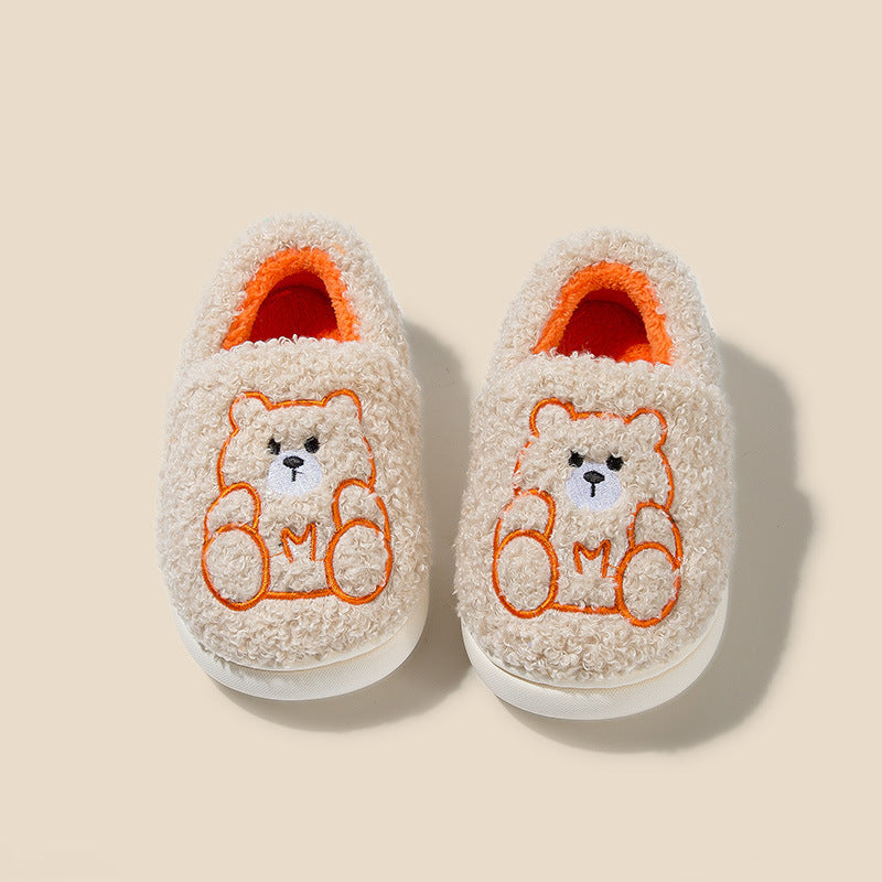 Cute Bear Warm Slippers
