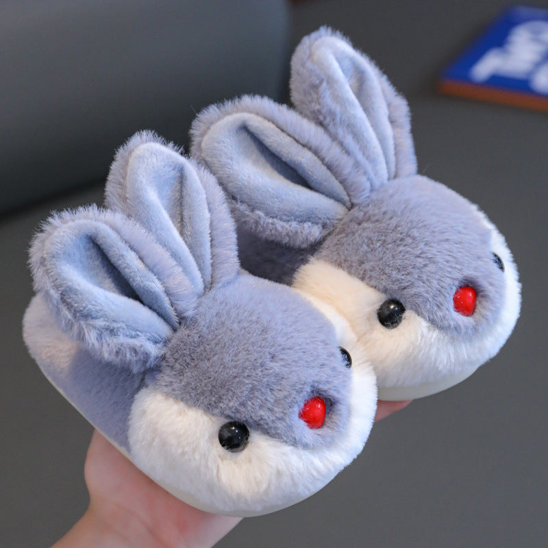 CozyKids Rabbit Winter Slippers