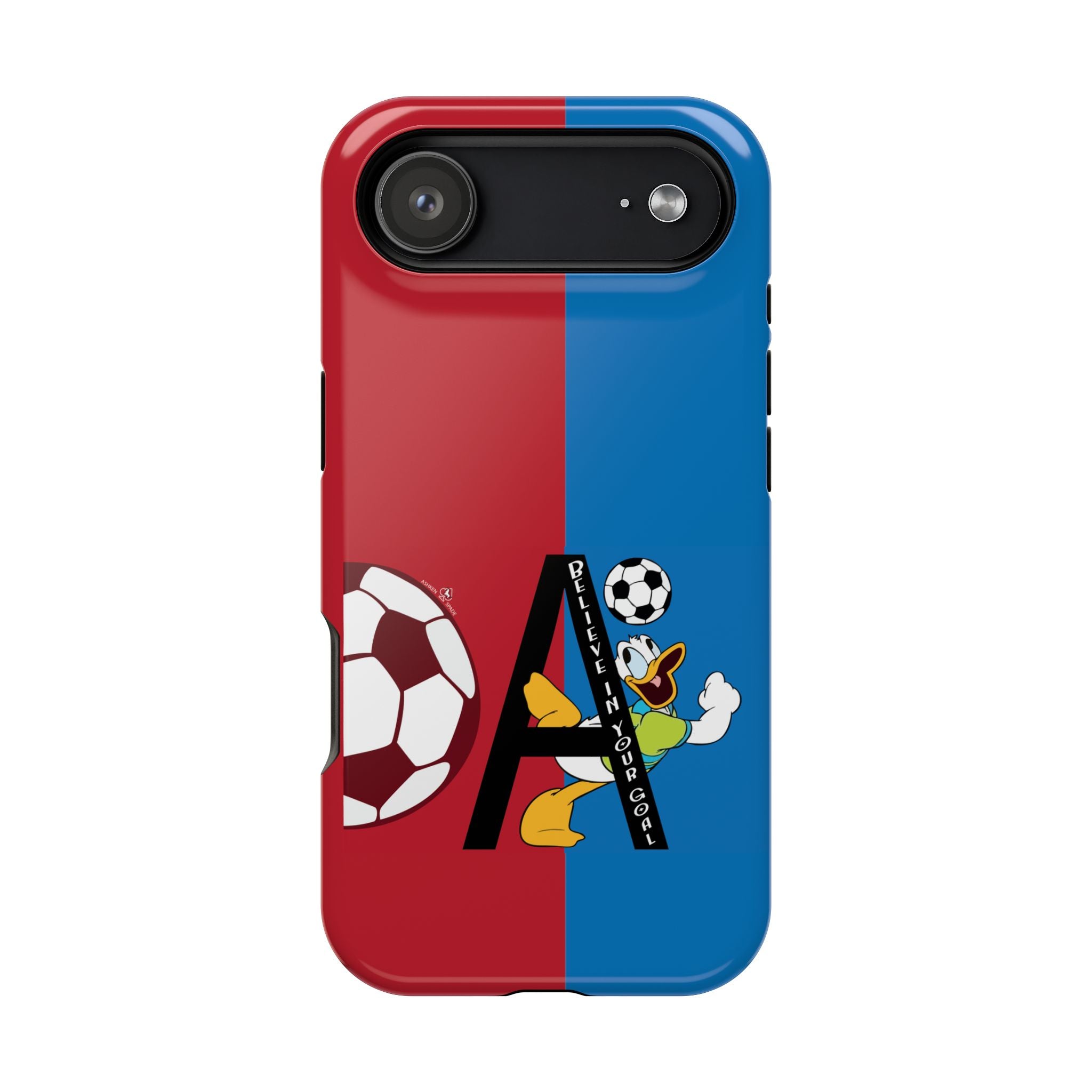 Soccer Initial A Magnetic Impact-Resistant Phone Case