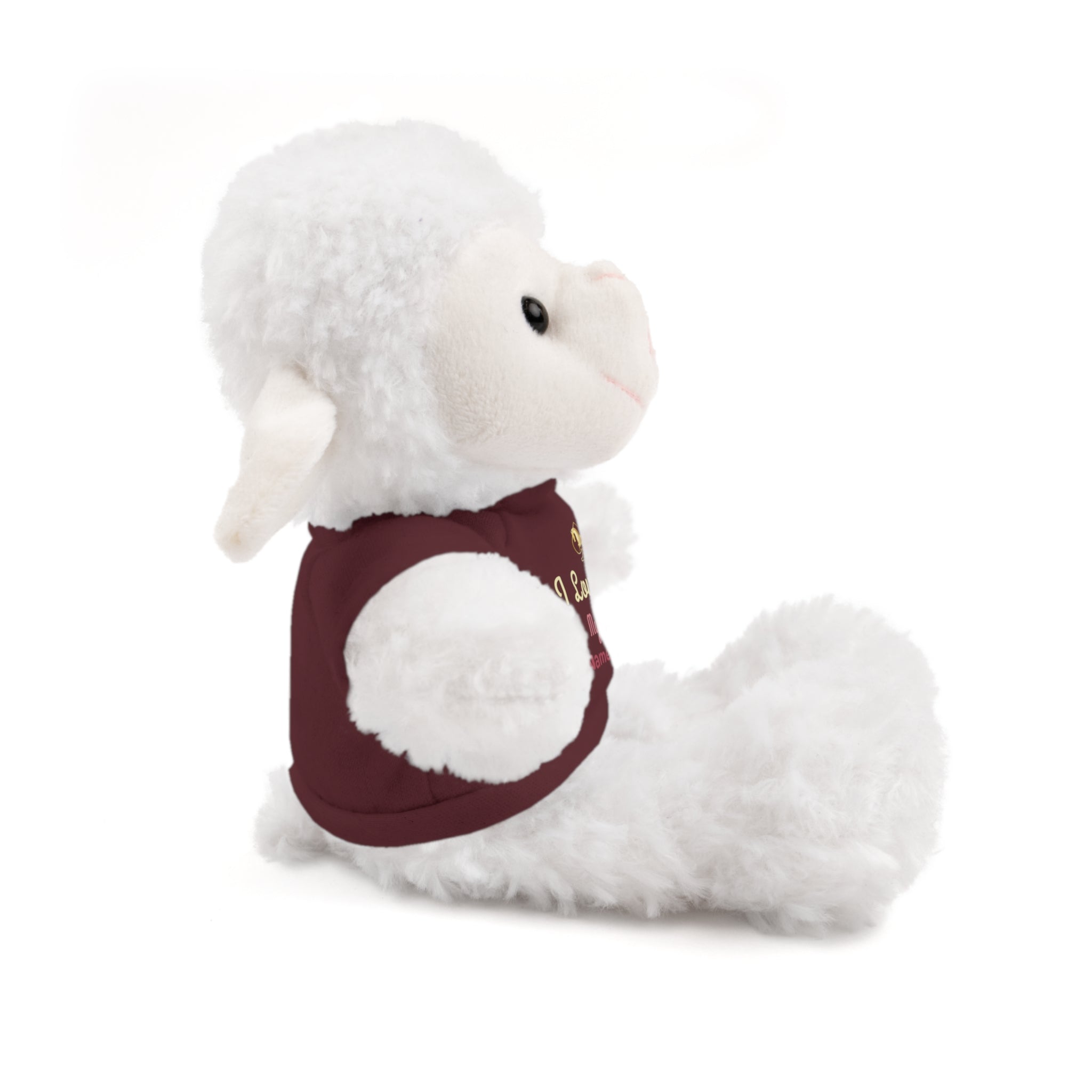 Personalized Teddy Bear with "I Love You" Tee