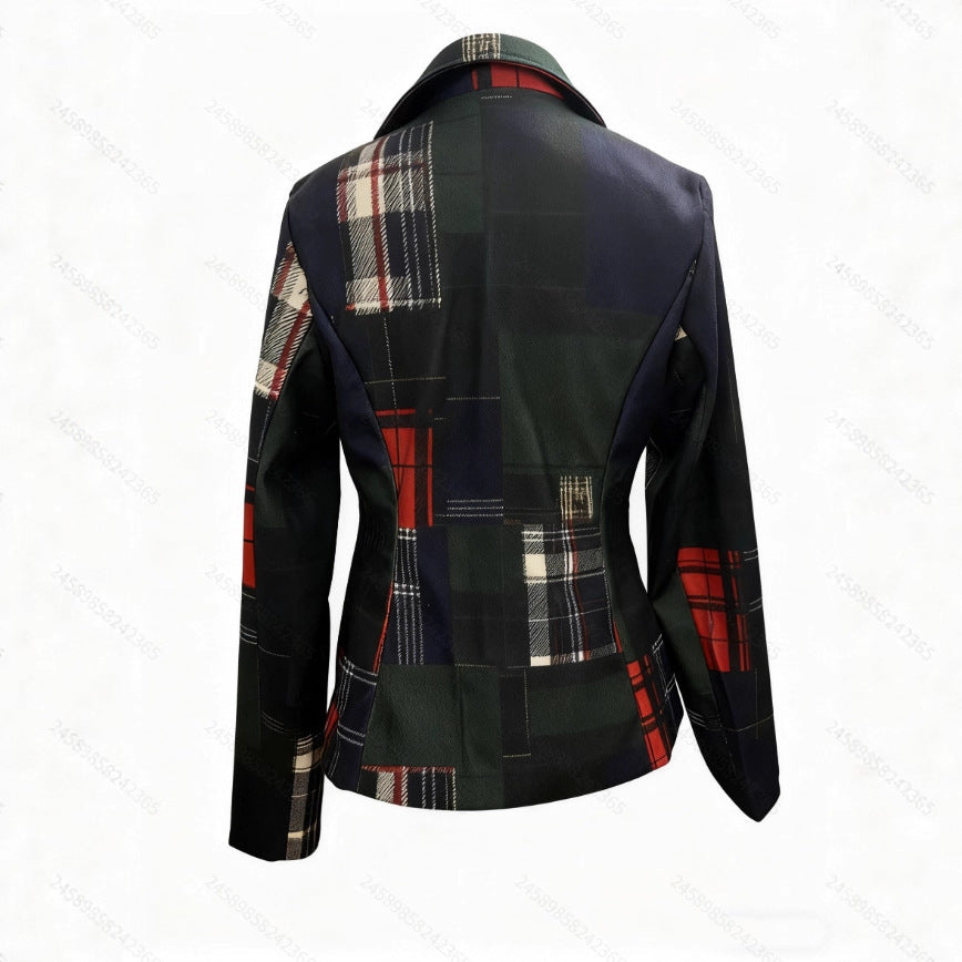 breasted Wool Suit Jacket