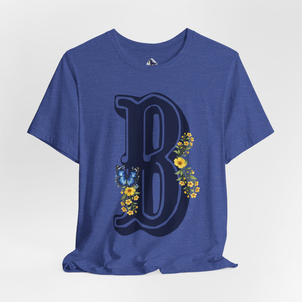 Floral Letter B Monogram T-Shirt