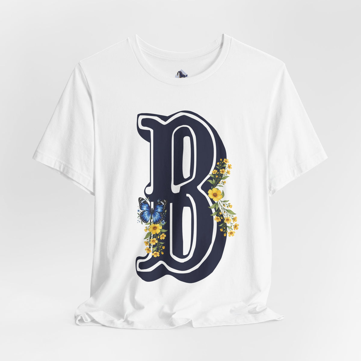Floral Letter B Monogram T-Shirt