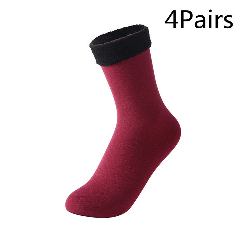 Women's Padded Velvet Warm Socks