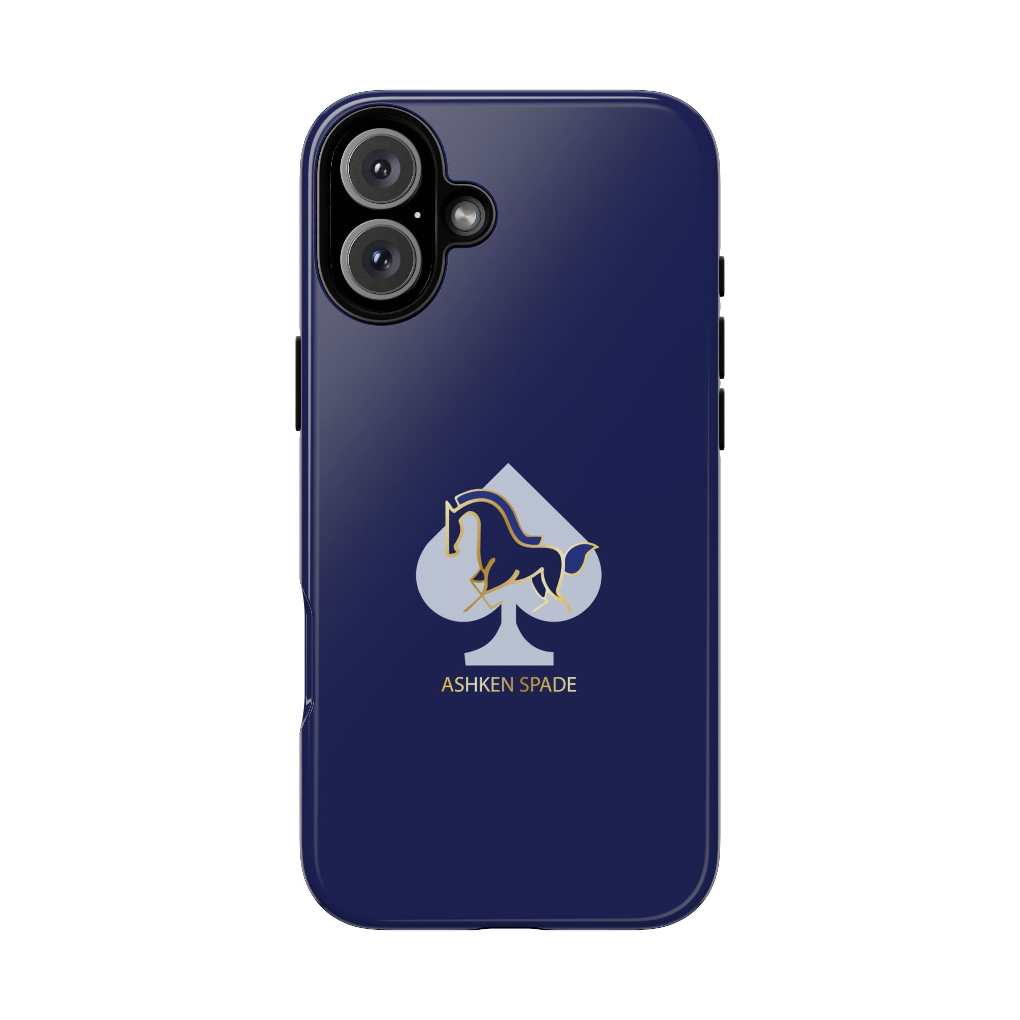 Navy Blue Ashken Spade Logo Phone Case