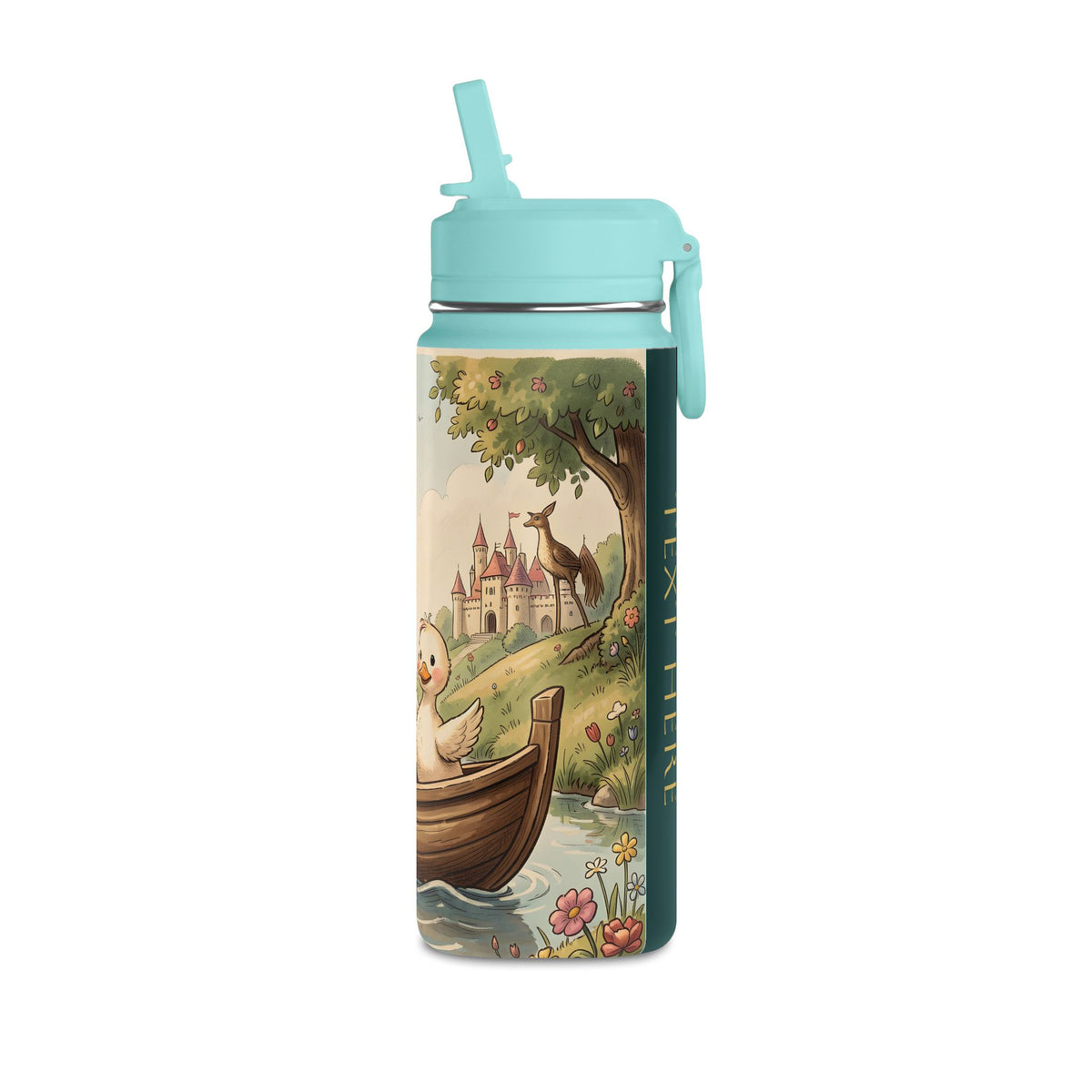 Duck Couple Mini Water Bottle(20oz)