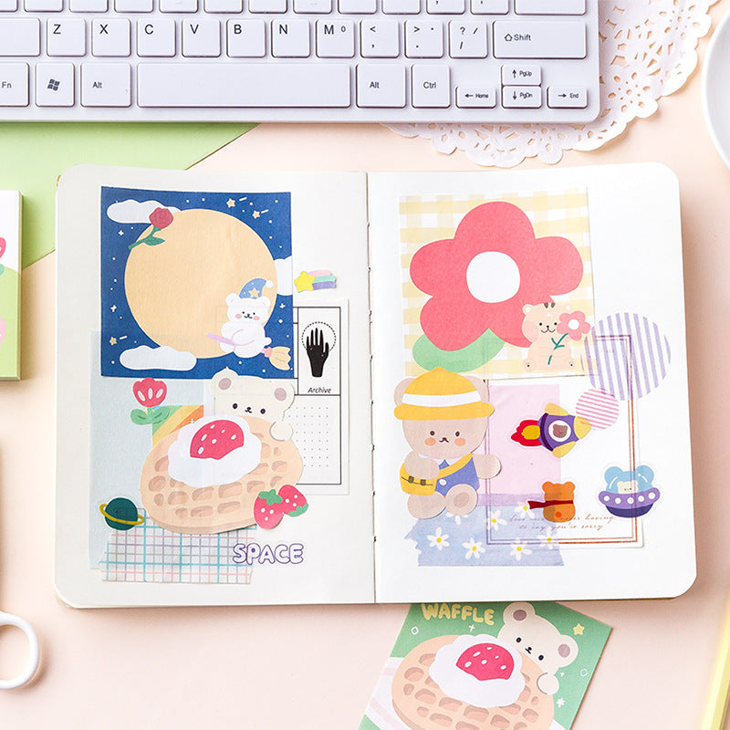 Cartoon Cute Message Note Memo Material Paper
