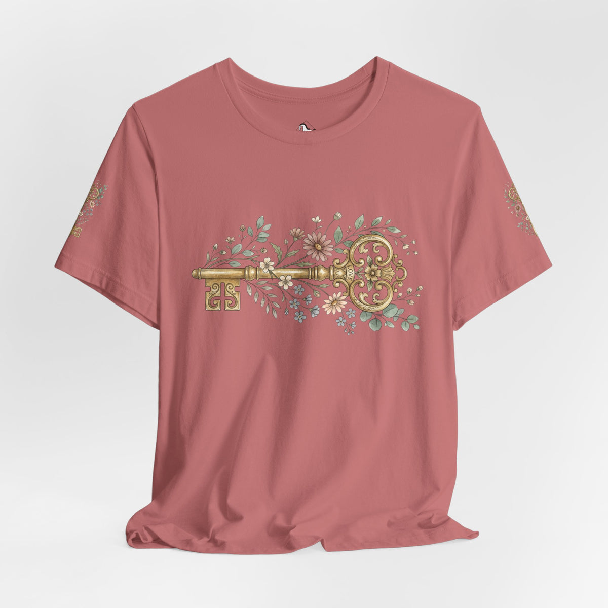 Vintage Floral Key T-Shirt