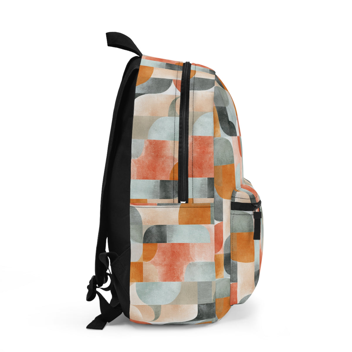 Abstract Retro Geometric Backpack