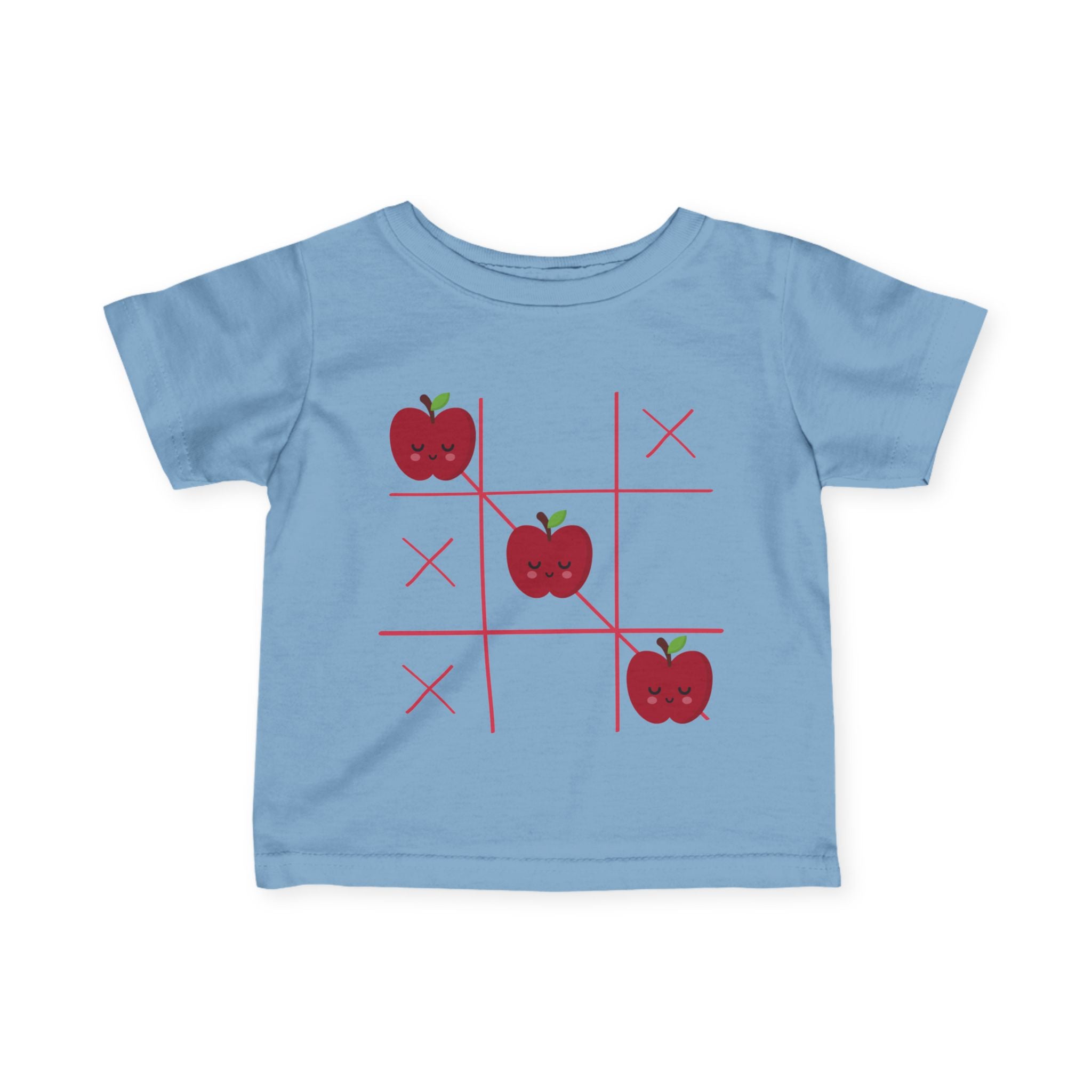 Apple Tic-Tac-Toe Baby T-Shirt