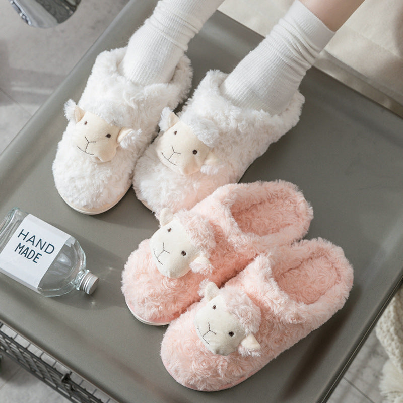 Cotton Slippers Home Home Indoor Warm Thick Bottom