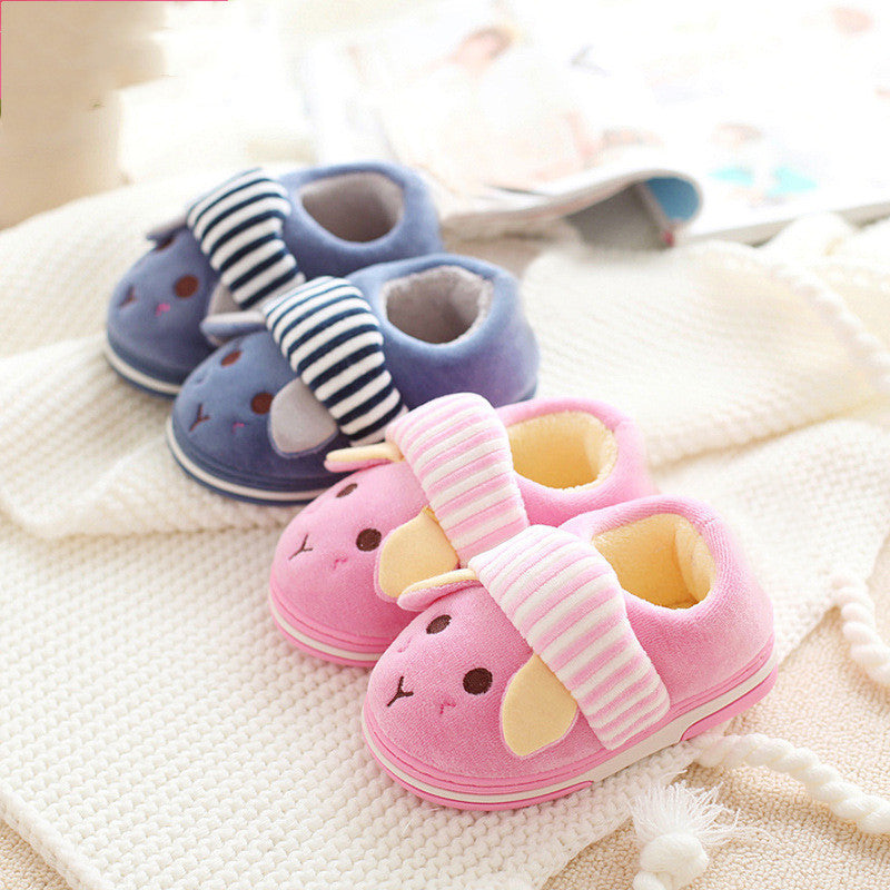 Cute Rabbit Warm Indoor Plush Shoes