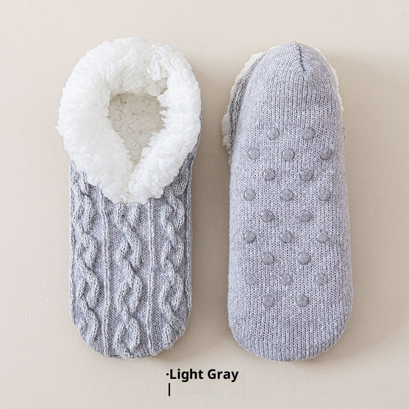 Fleece-Lined Lamb Wool Socks