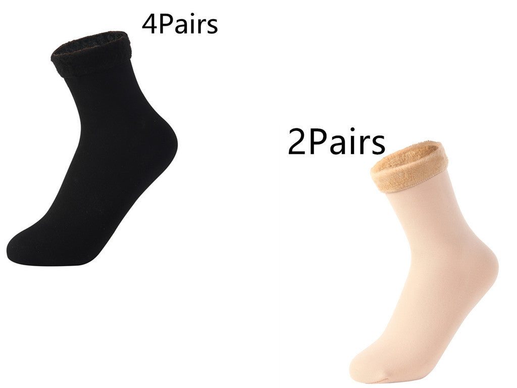 Women's Padded Velvet Warm Socks