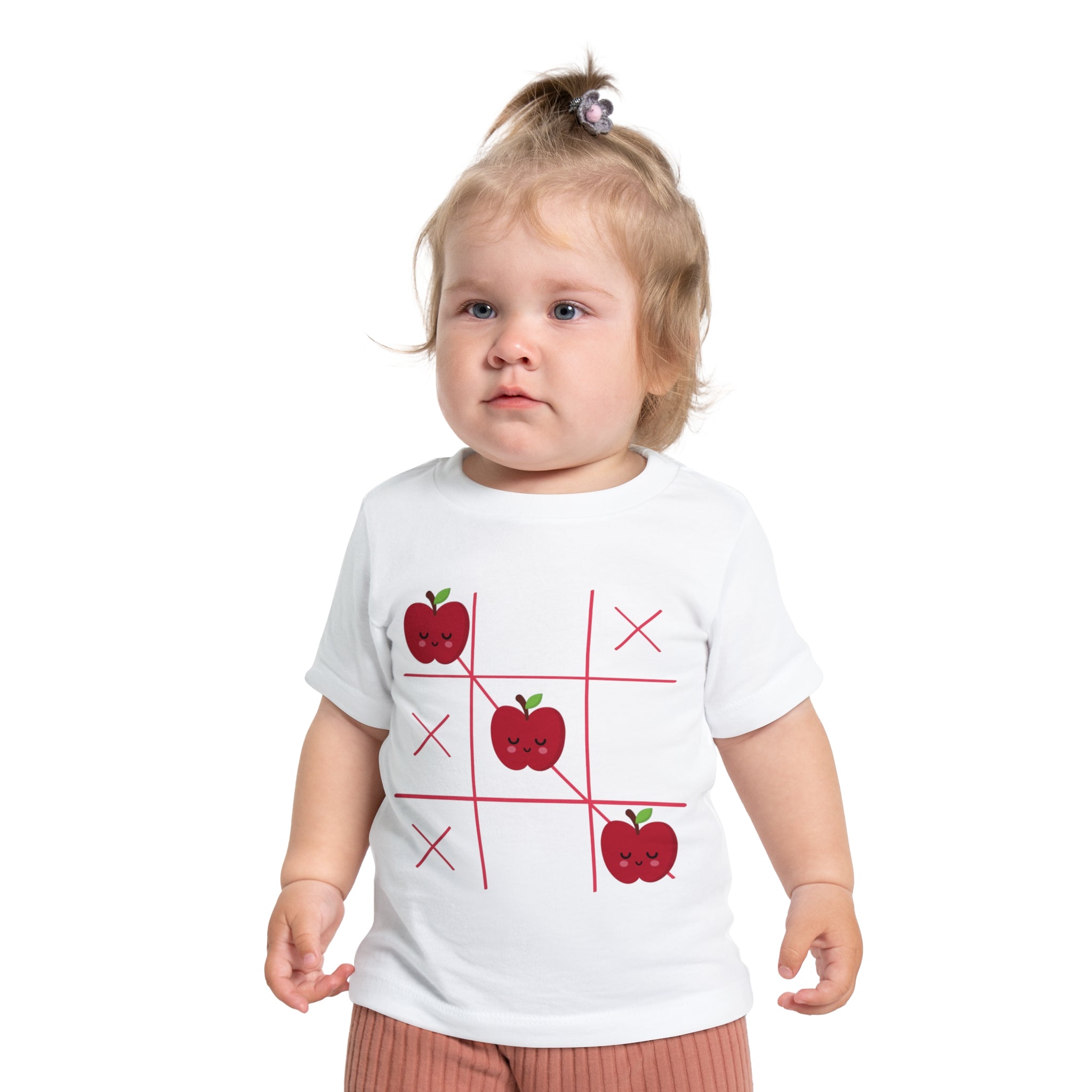 Apple Tic-Tac-Toe Baby T-Shirt