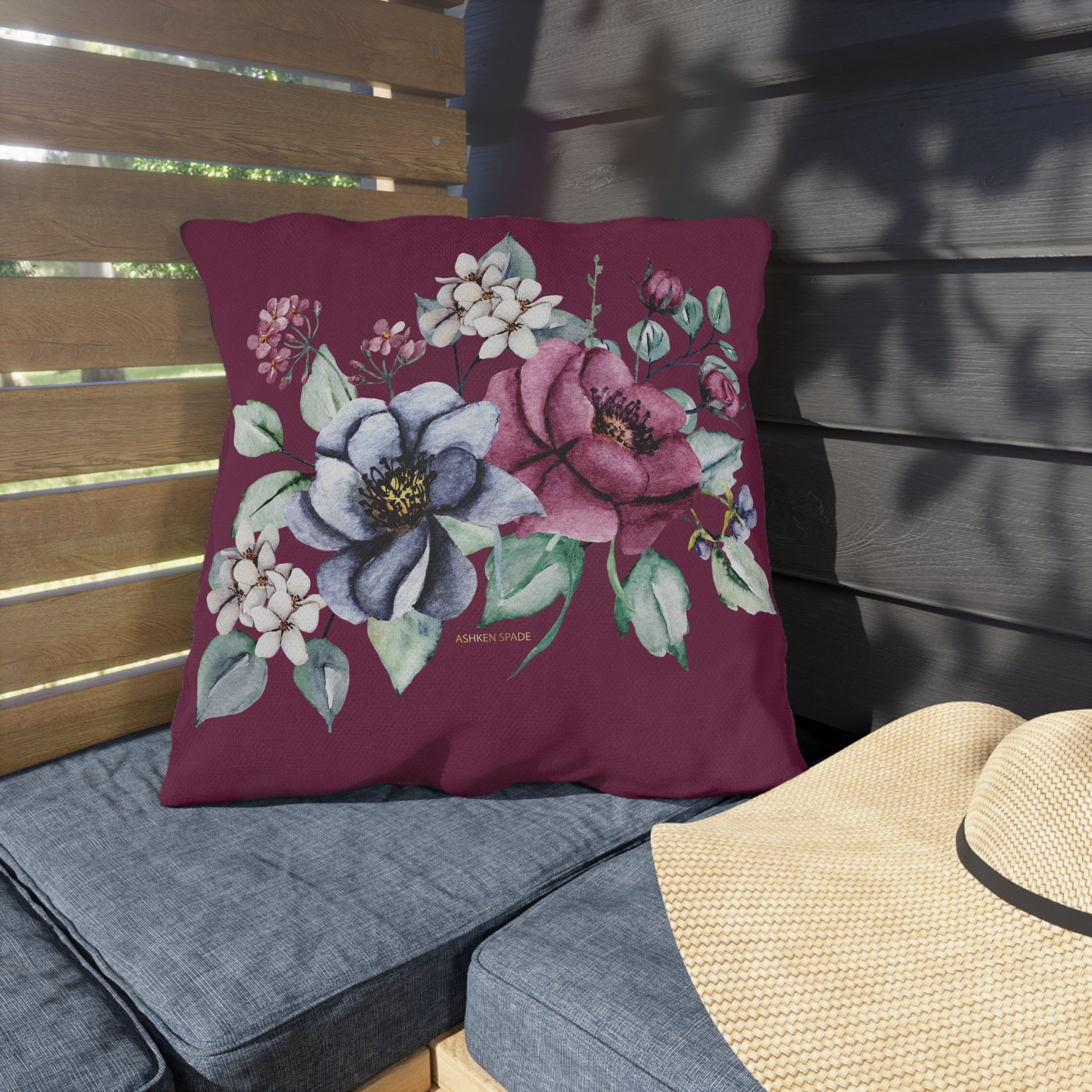 Copy of Red & Cushion green cushion