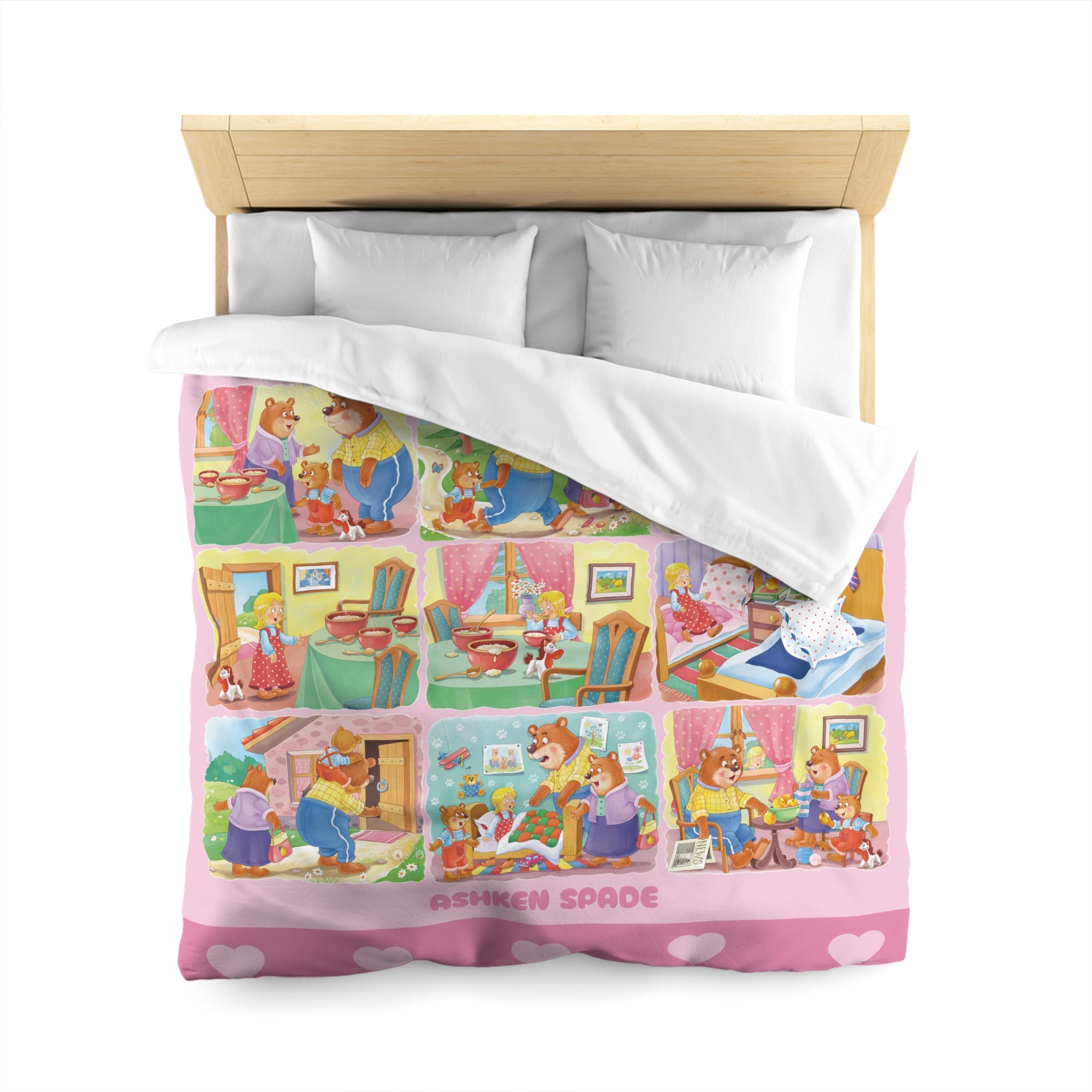 Three Bears Story Duvet Cover