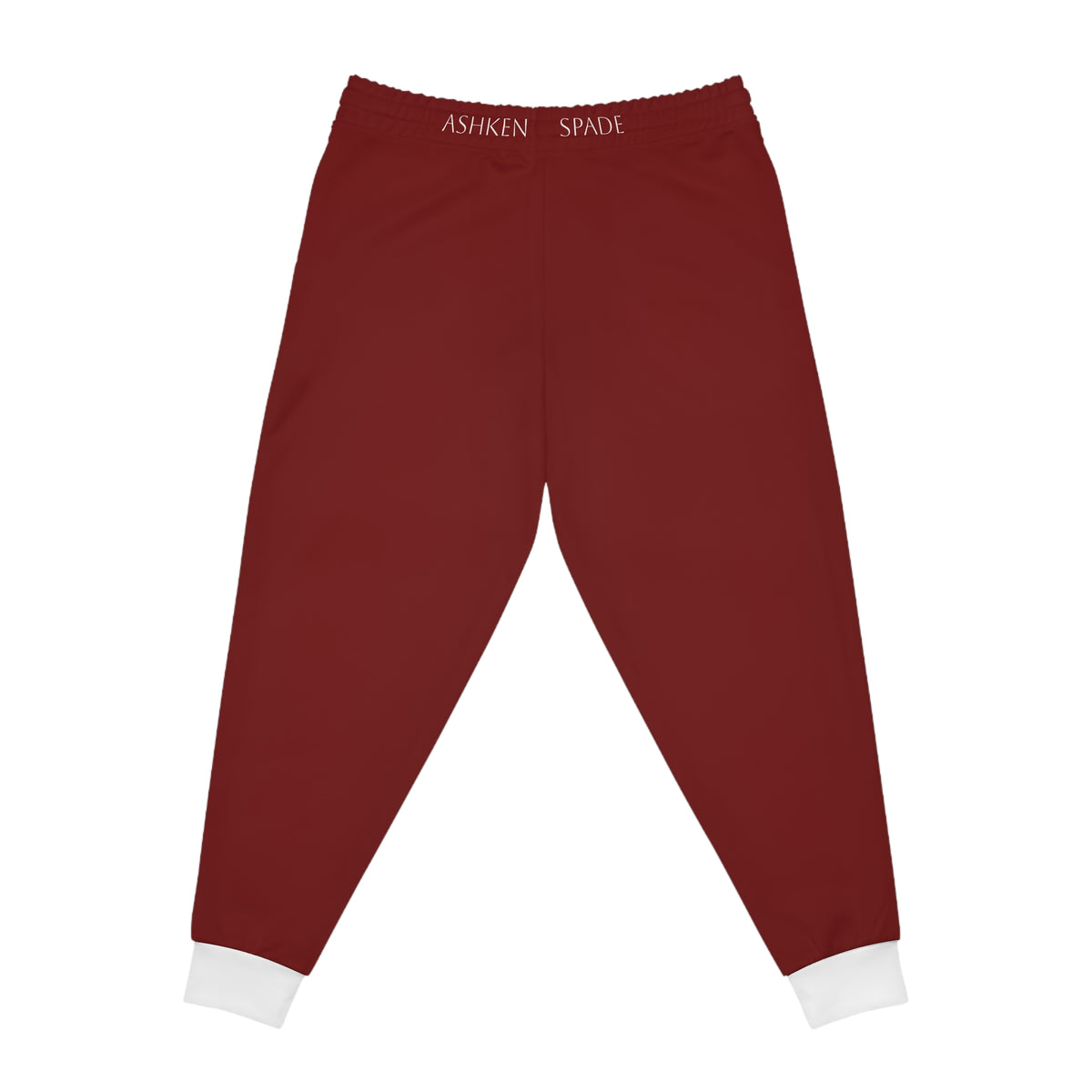Maroon Ashken Spade Athletic Joggers