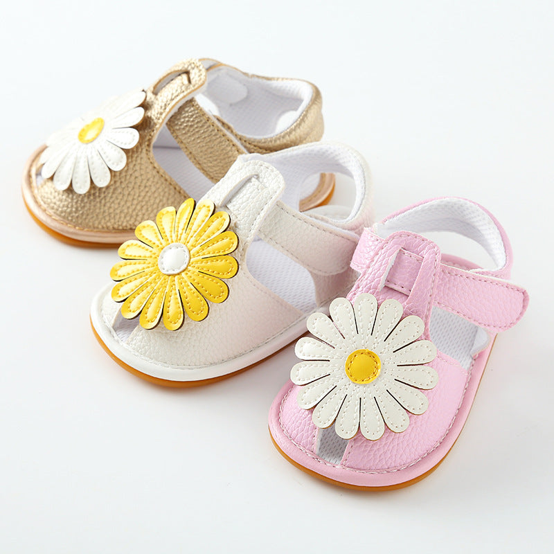 Summer Baby Girl Sandals Soft Sole Shoes Rubber Sole Baby's Shoes Toddler Shoes