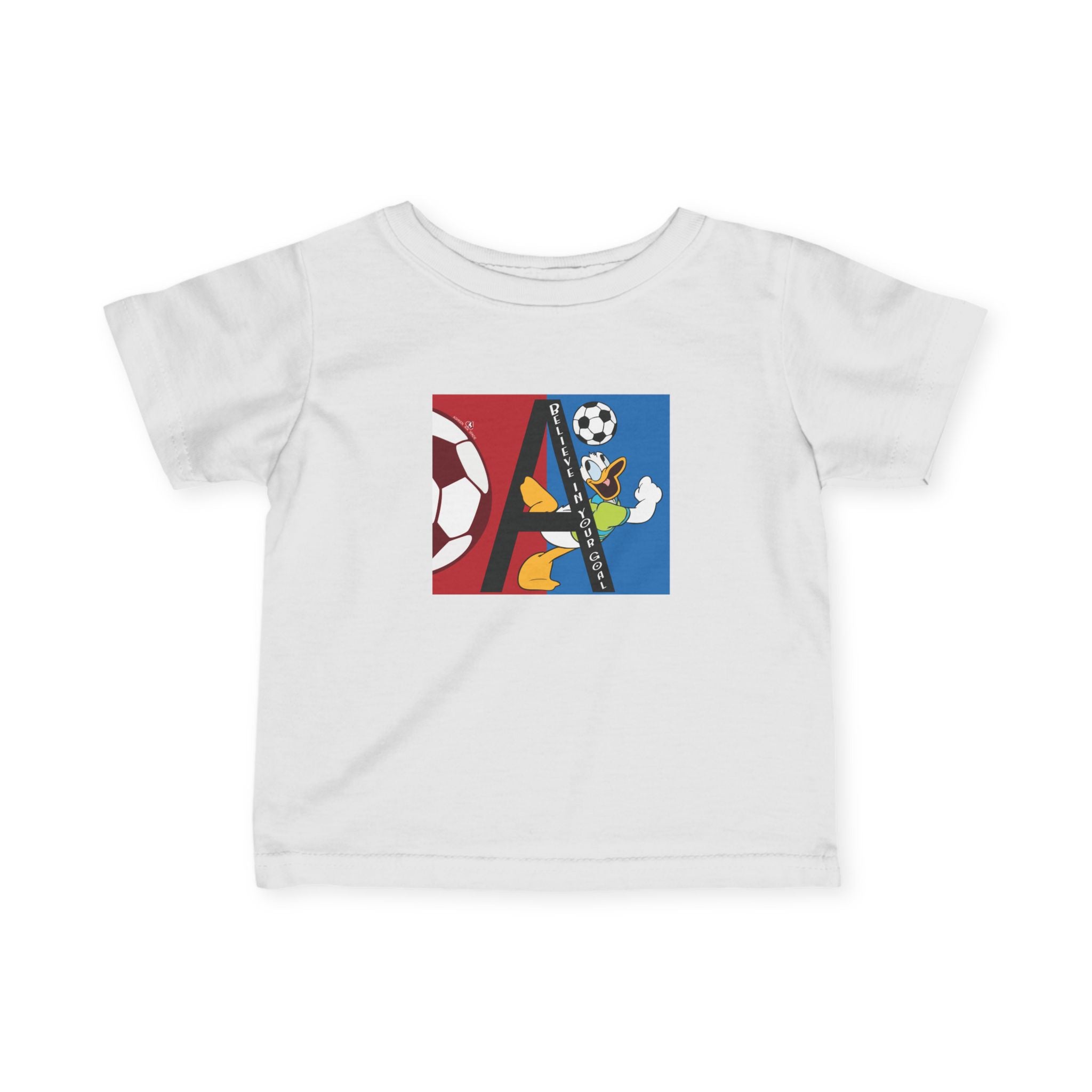 Cute Baby Soccer Graphic Shirt