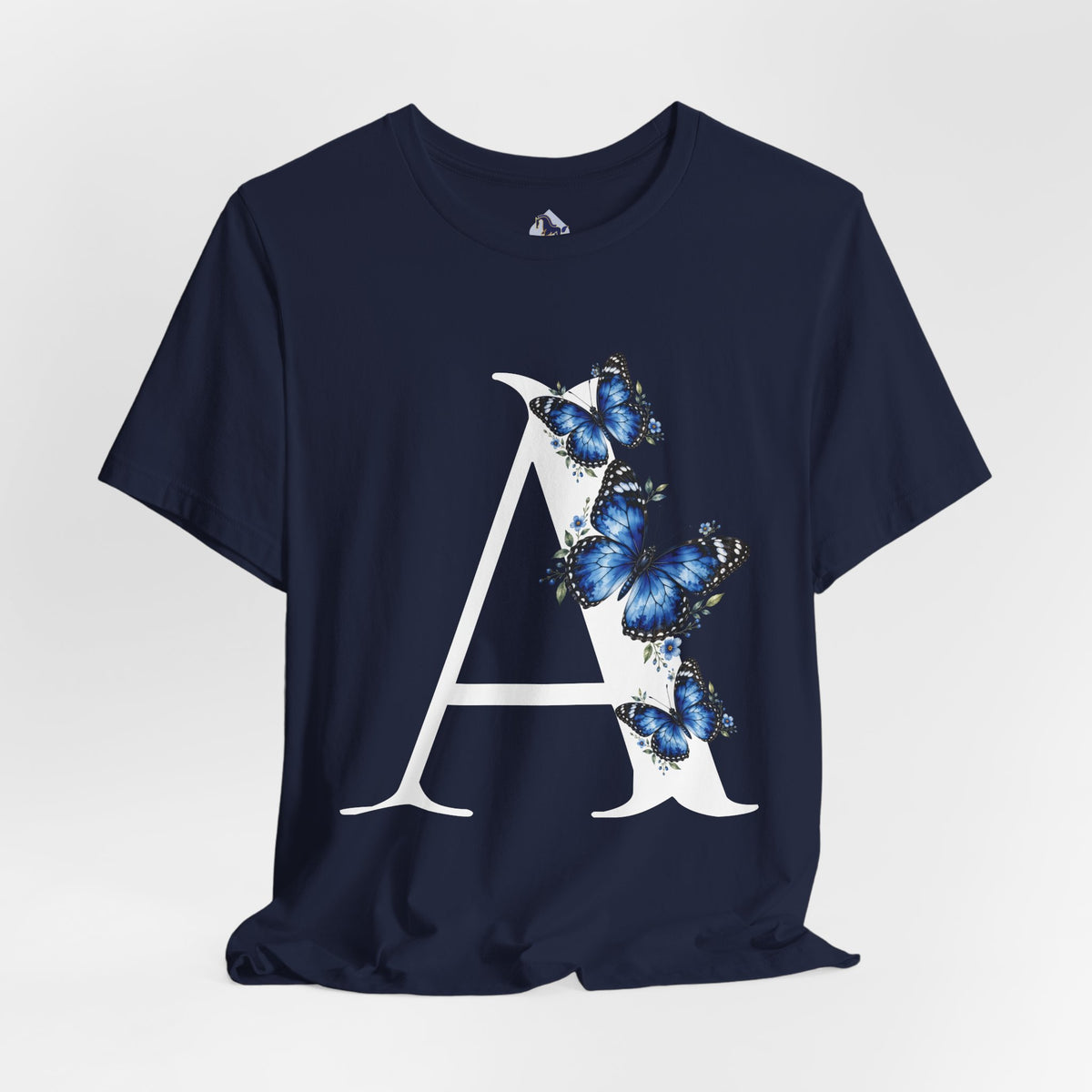 Butterfly Initial A T-Shirt