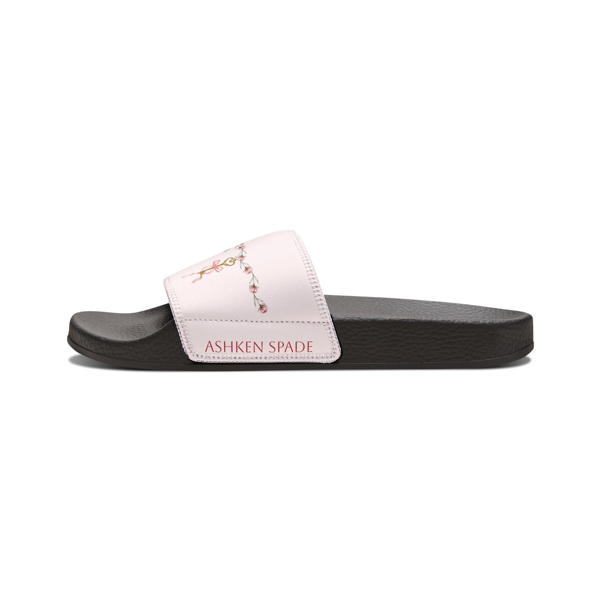 Women's Floral Beaded Slide Sandals