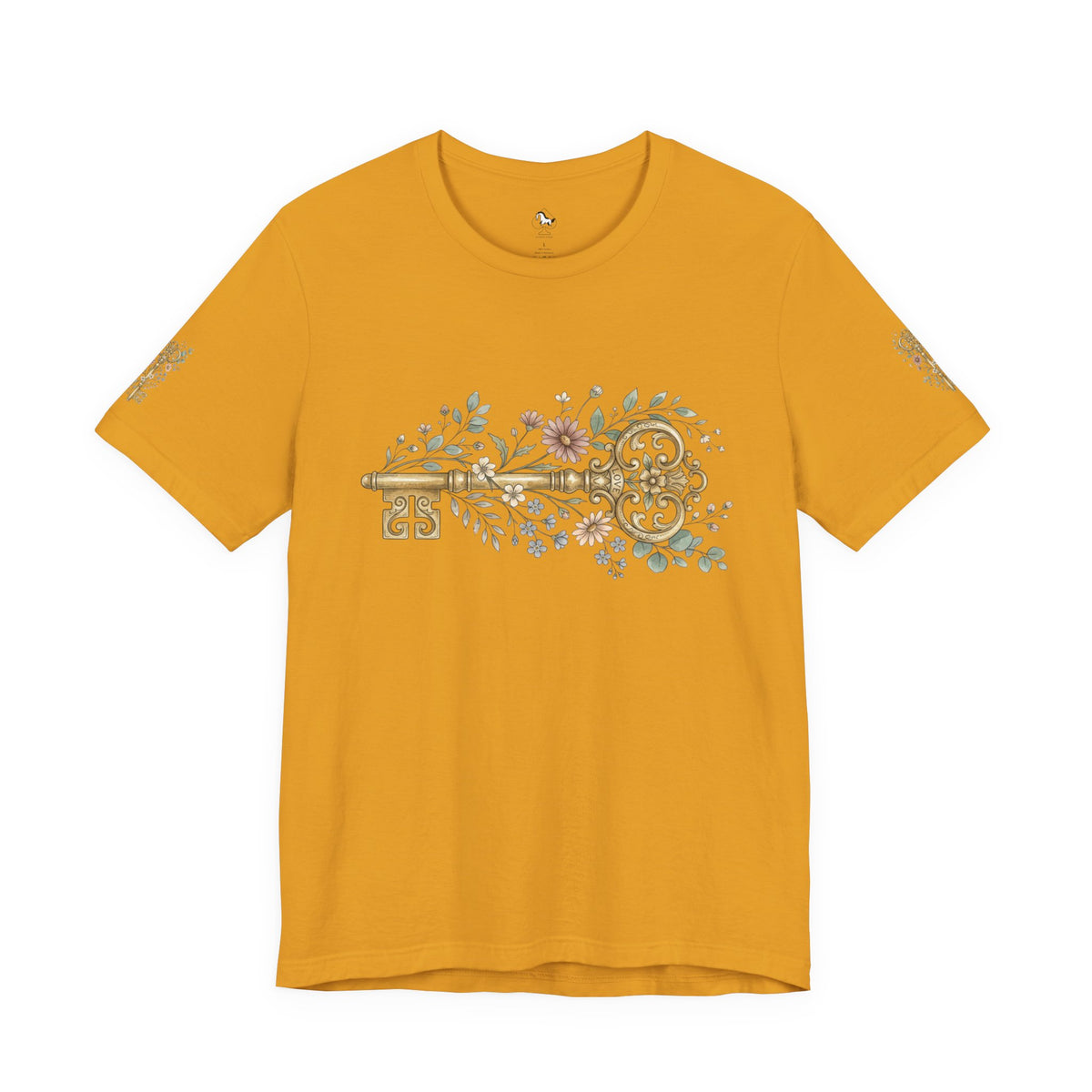 Vintage Floral Key T-Shirt