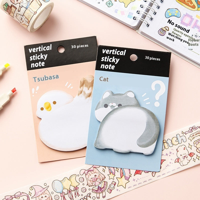 Sticky Notes Cute Cartoon Animal Note Paper Index Stickers