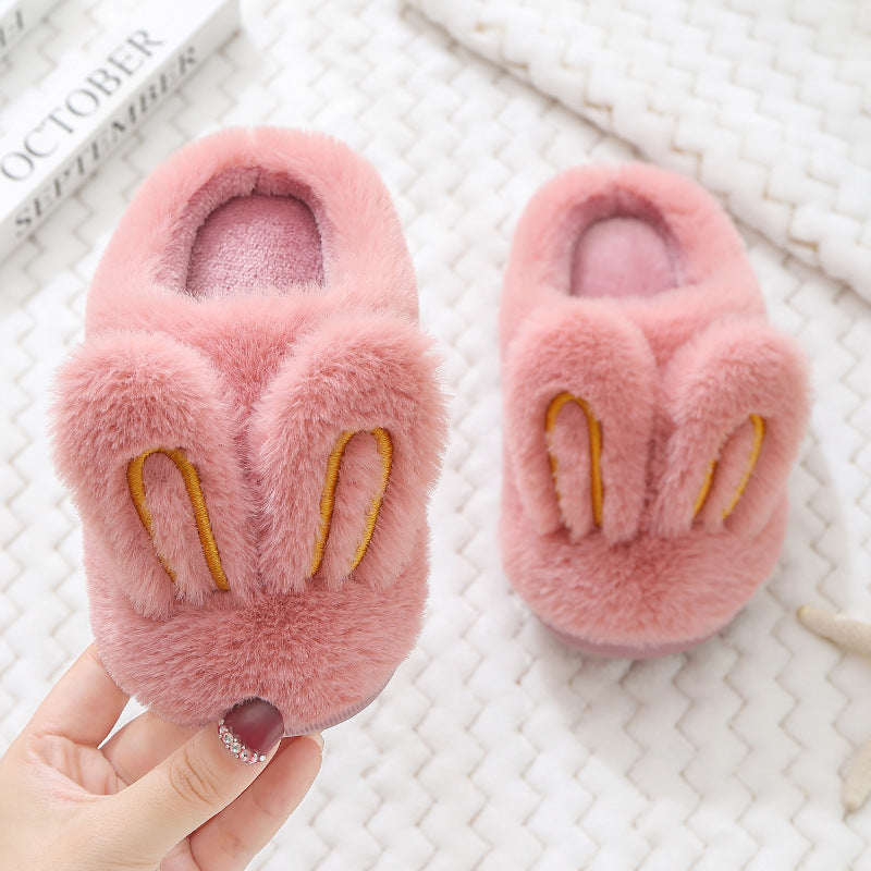 Cute Rabbit Baby Autumn And Winter Warm Shoes