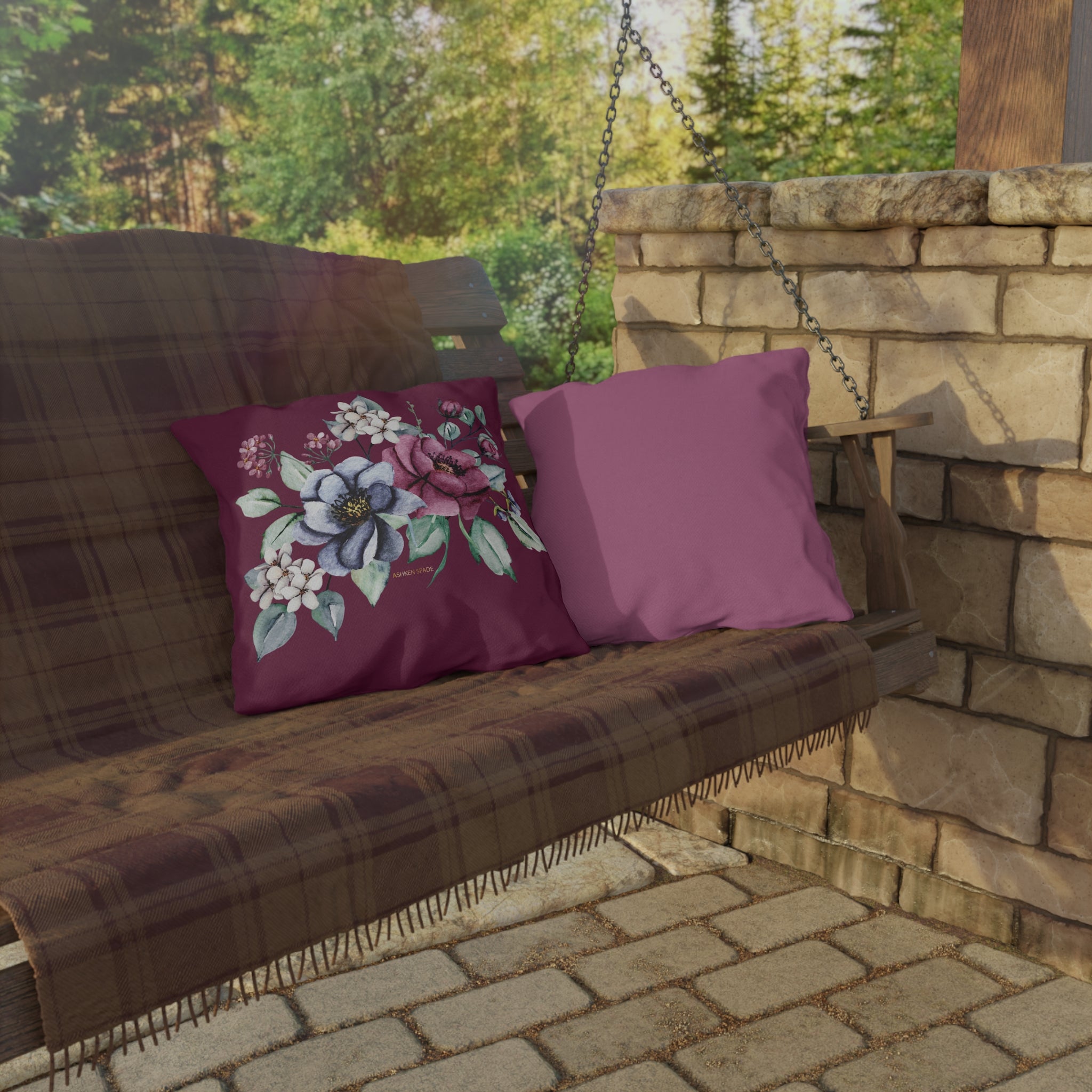 Copy of Red & Cushion green cushion