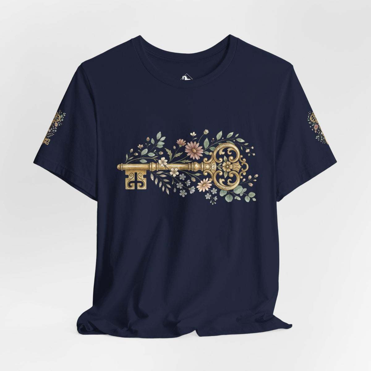 Vintage Floral Key T-Shirt