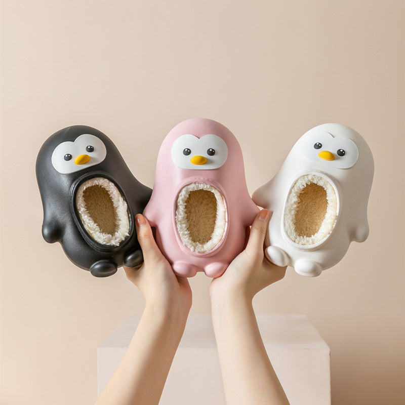 Children's penguin Cotton Slippers