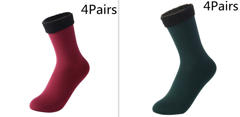 Women's Padded Velvet Warm Socks