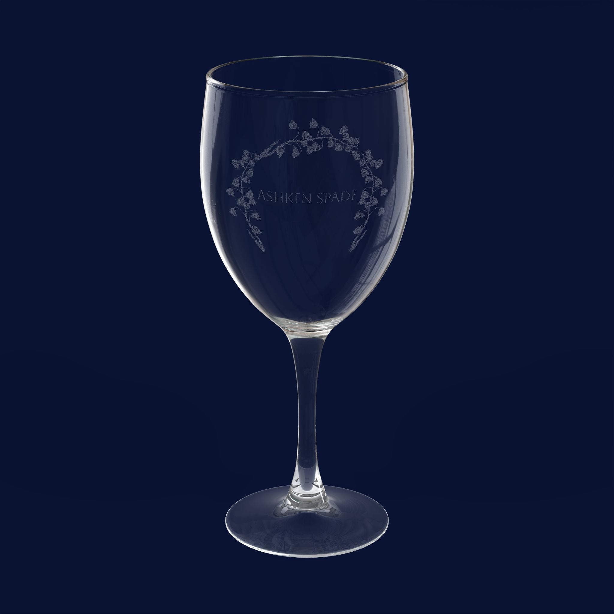Blossom Engraved Glass  10.5oz Glass