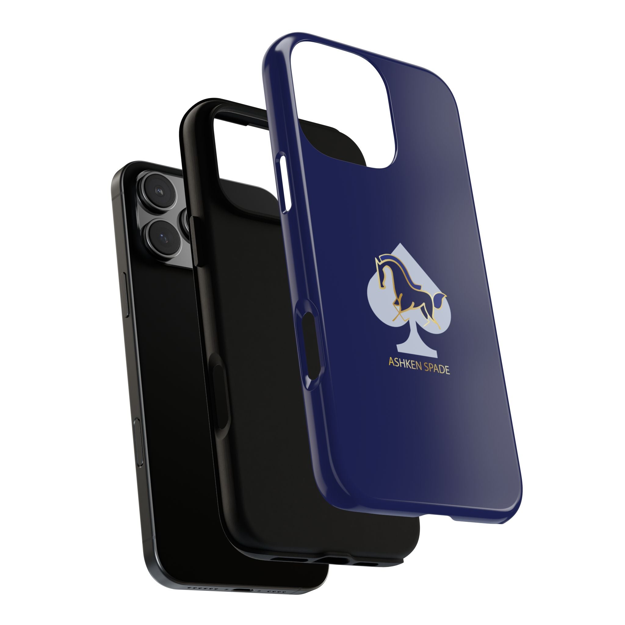 Navy Blue Ashken Spade Logo Phone Case