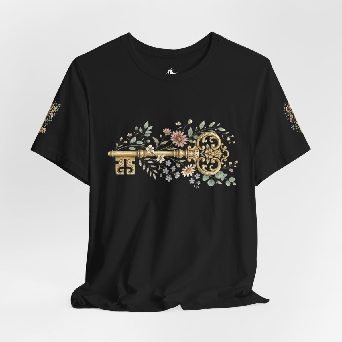 Vintage Floral Key T-Shirt