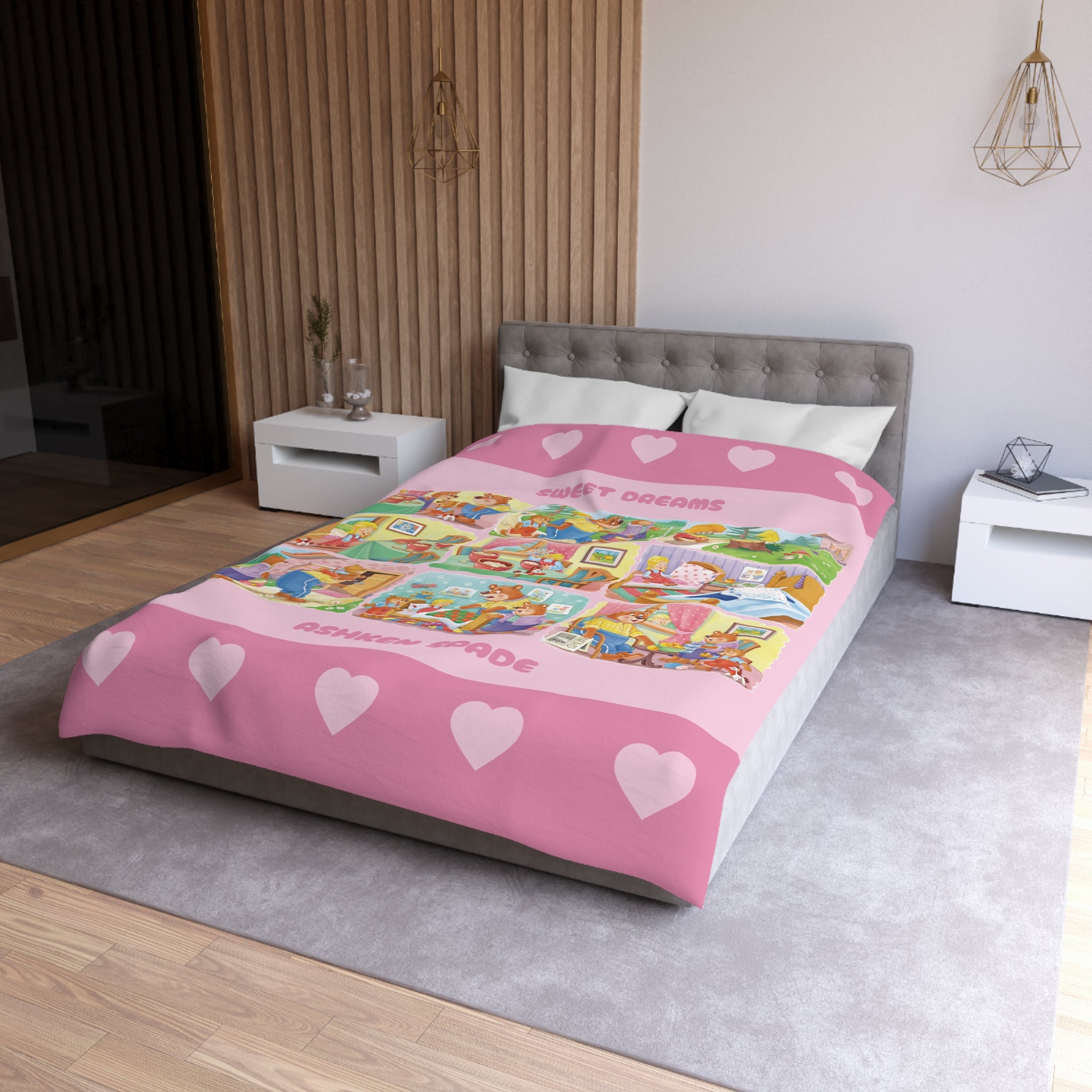 Three Bears Story Duvet Cover