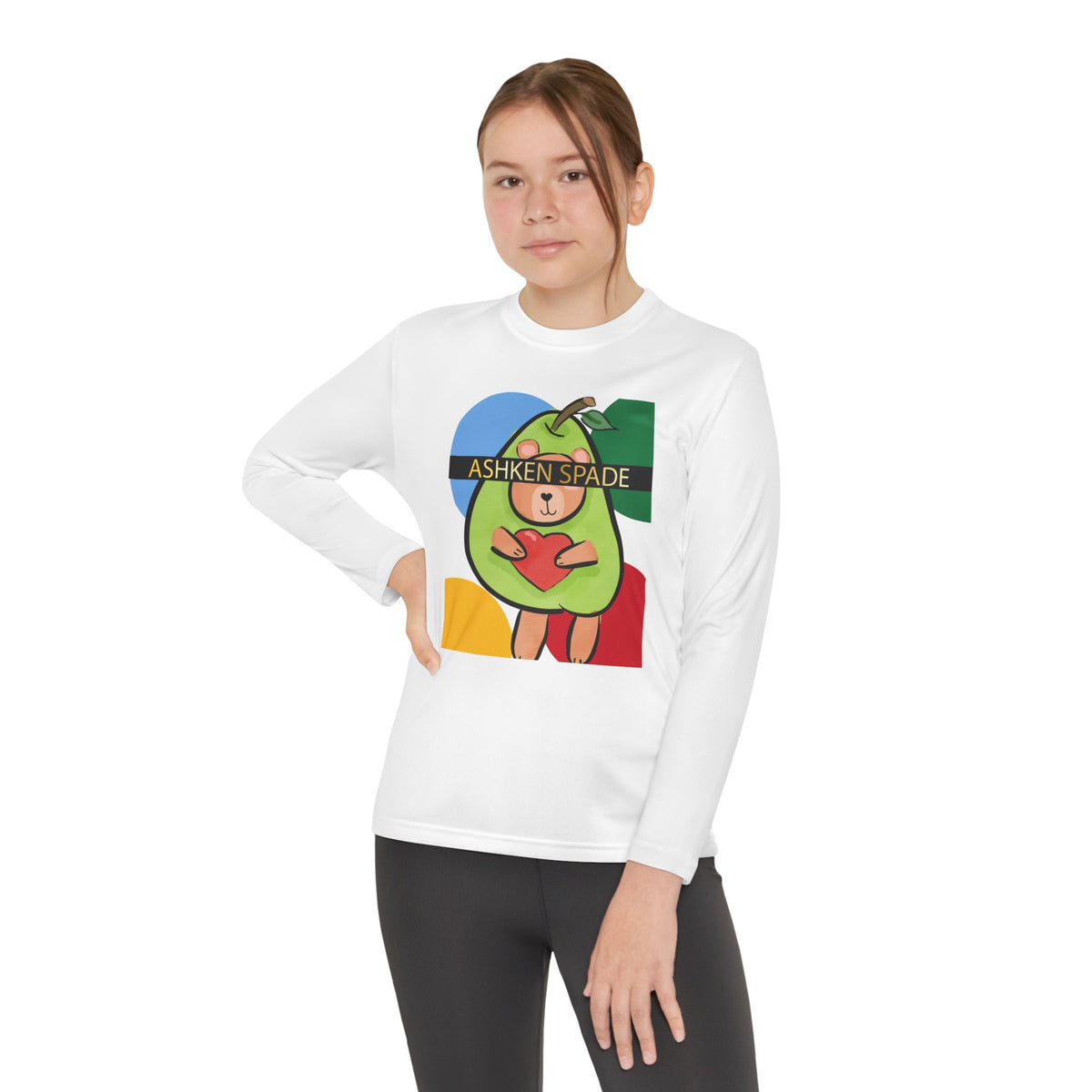 Cute Teddy Pear Character Long Sleeve Tee