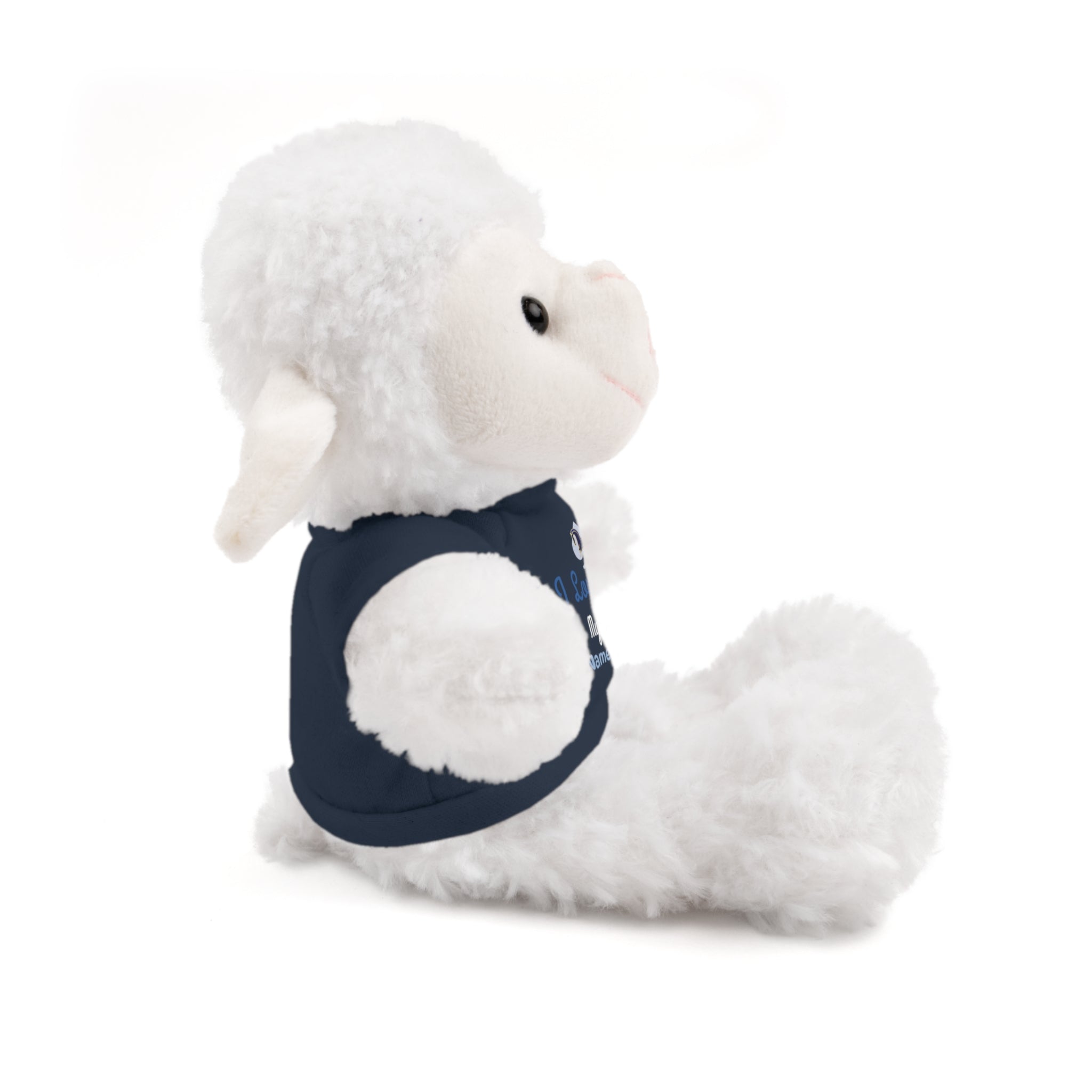 Personalized Teddy Bear with "I Love You" Tee
