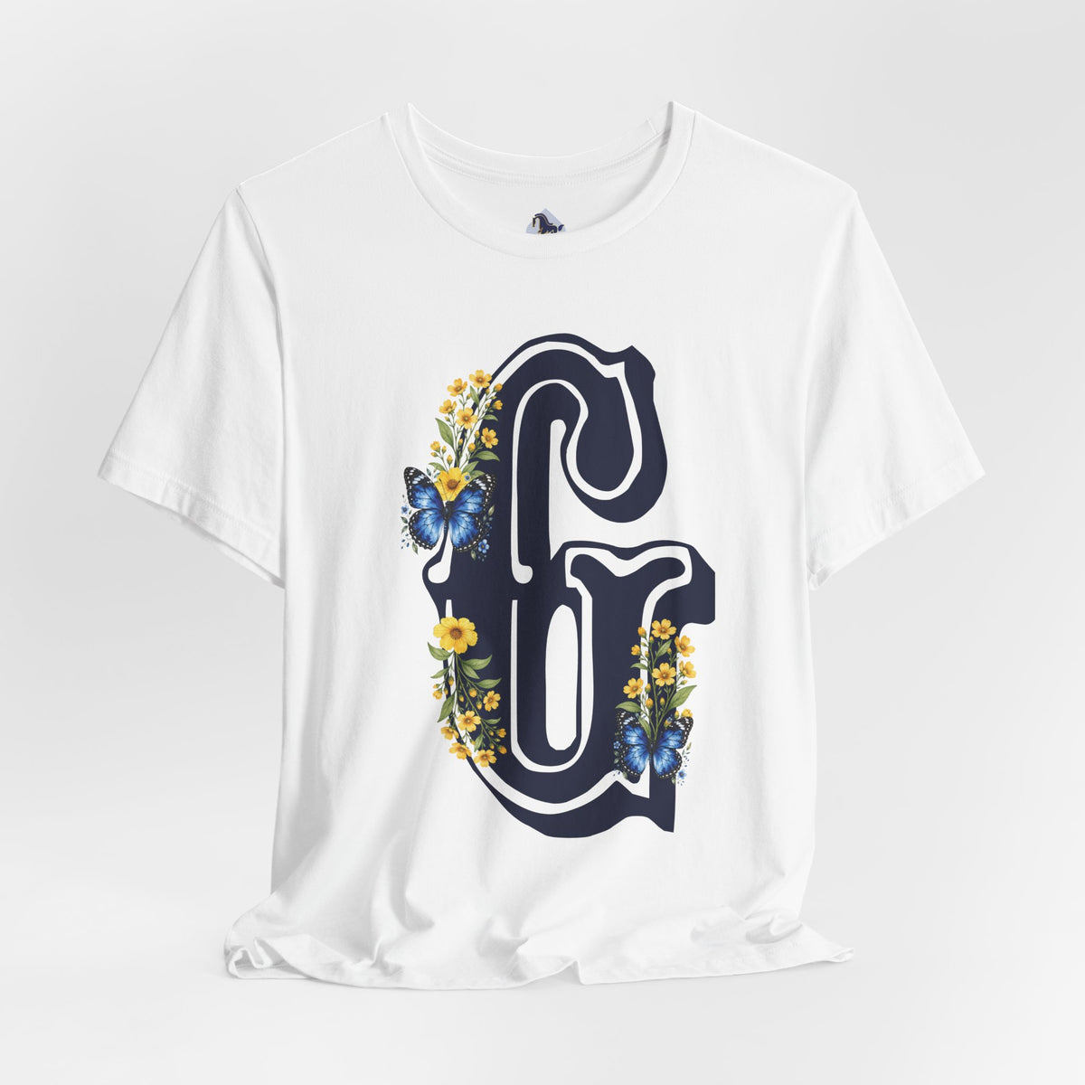 Floral Letter G Monogram T-Shirt